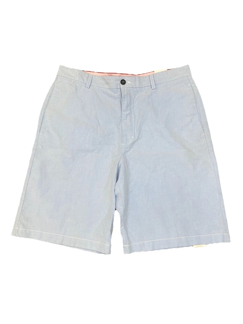 🆕 IZOD Light Blue Men’s 36” Chino Shorts 100% Cotton 10” Inseam